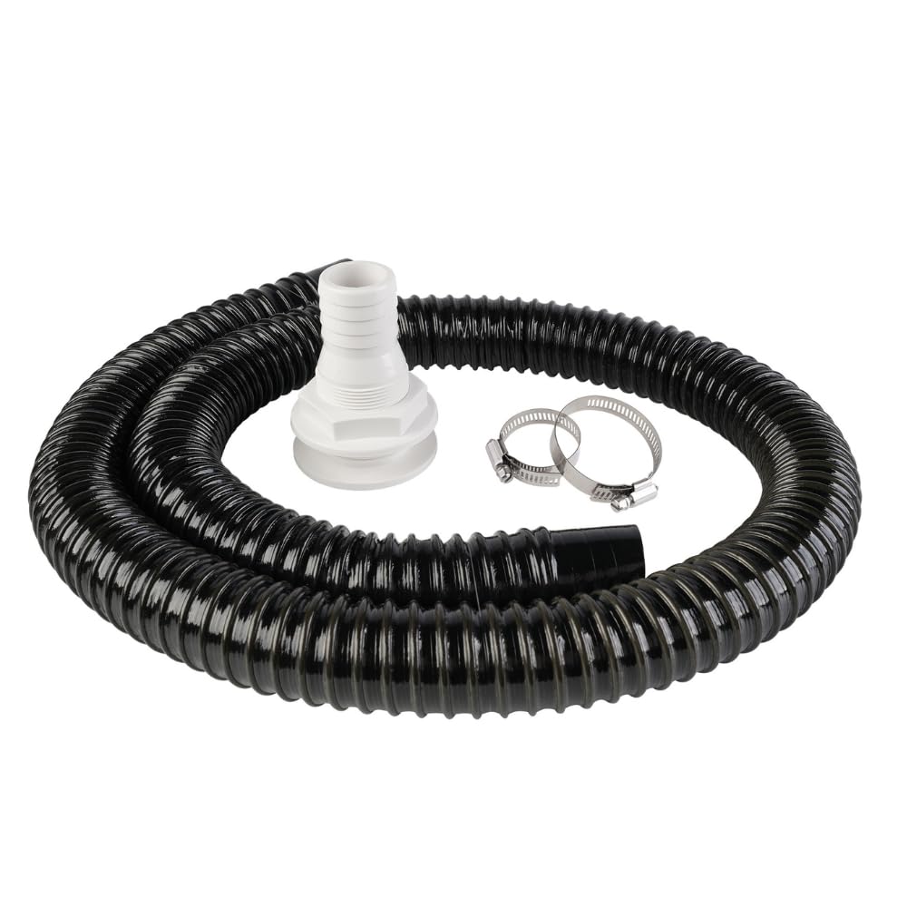 SEAFLO kit front view showing hose and fittings for easy identification and quick install