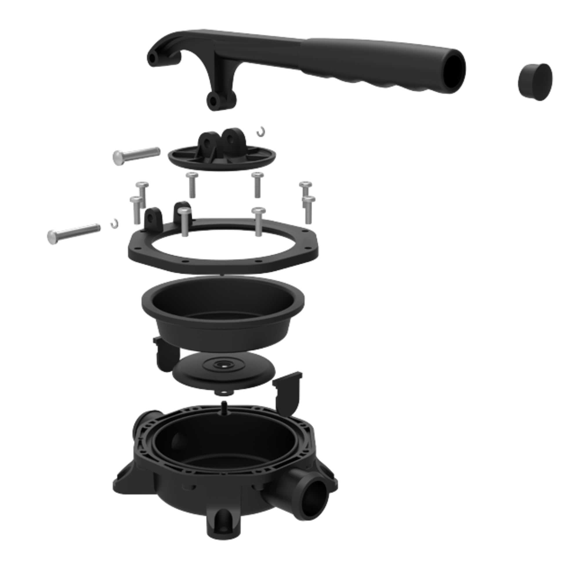 SEAFLO pump installed on boat bulkhead illustrating convenient mounting benefit