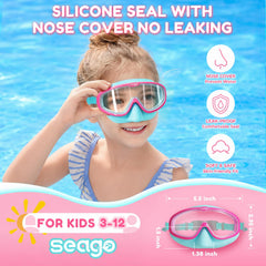 Seago close-up of silicone nose pouch showing gentle seal for comfort