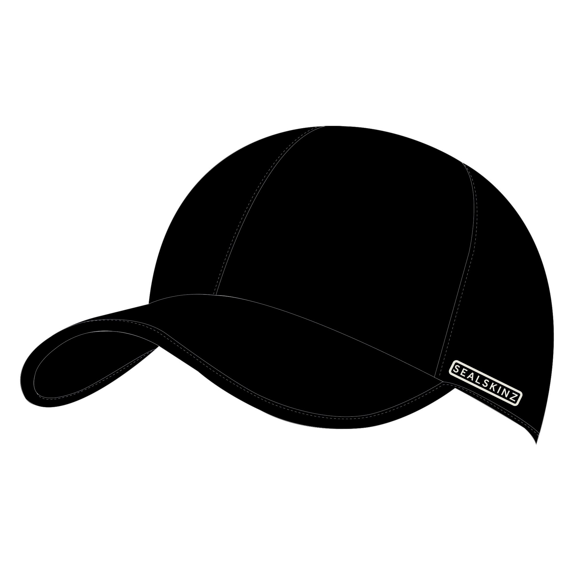 SEALSKINZ adjustable buckle-clip on Langham cap for secure customized fit