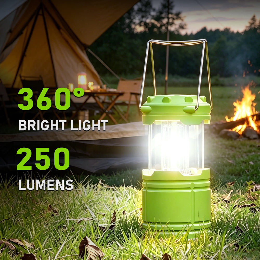 SEAMAGIC collapsed lanterns highlighting compact storage benefit
