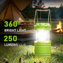 SEAMAGIC collapsed lanterns highlighting compact storage benefit