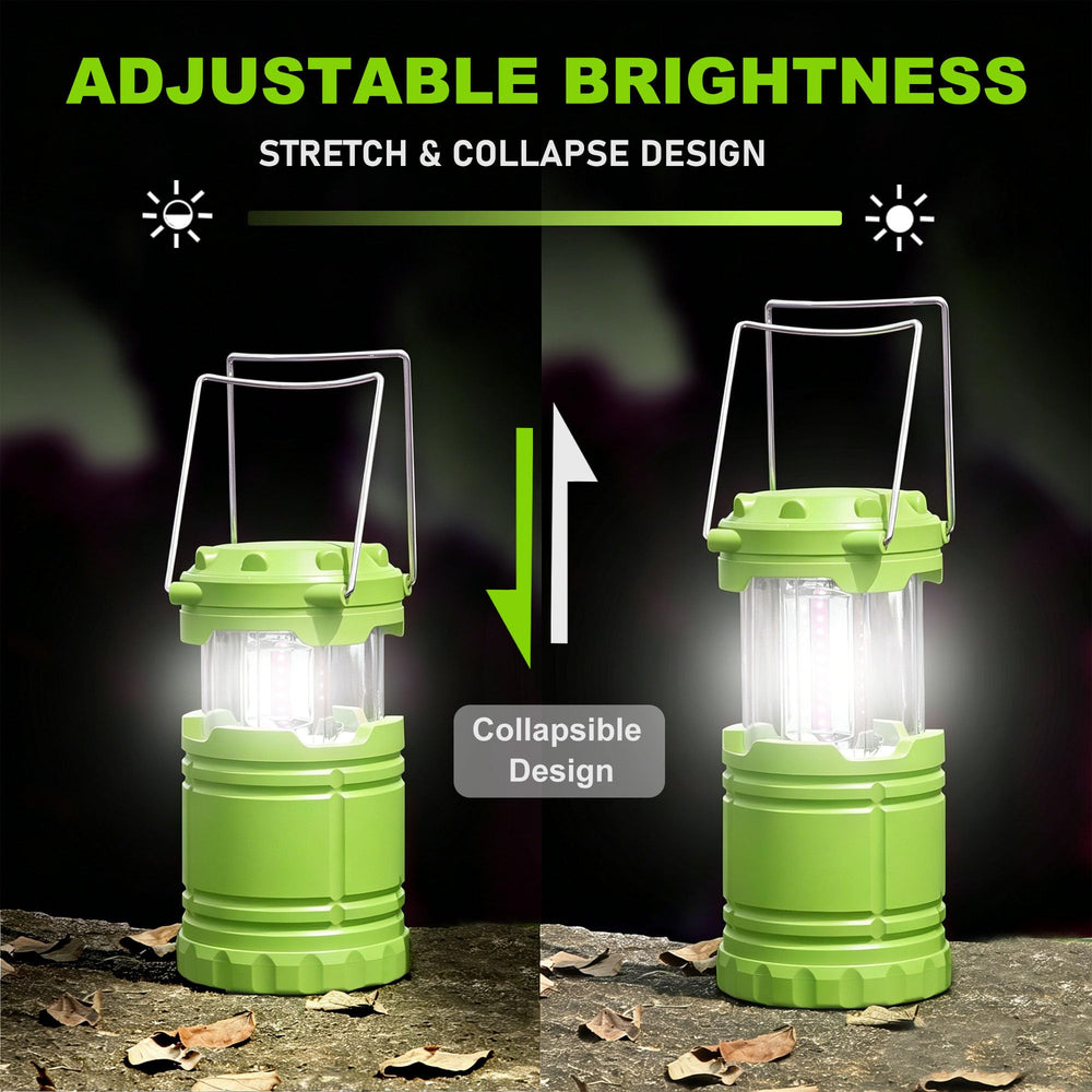 SEAMAGIC glowing lantern inside a tent showing area illumination benefit