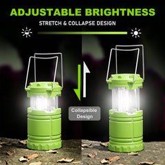 SEAMAGIC glowing lantern inside a tent showing area illumination benefit