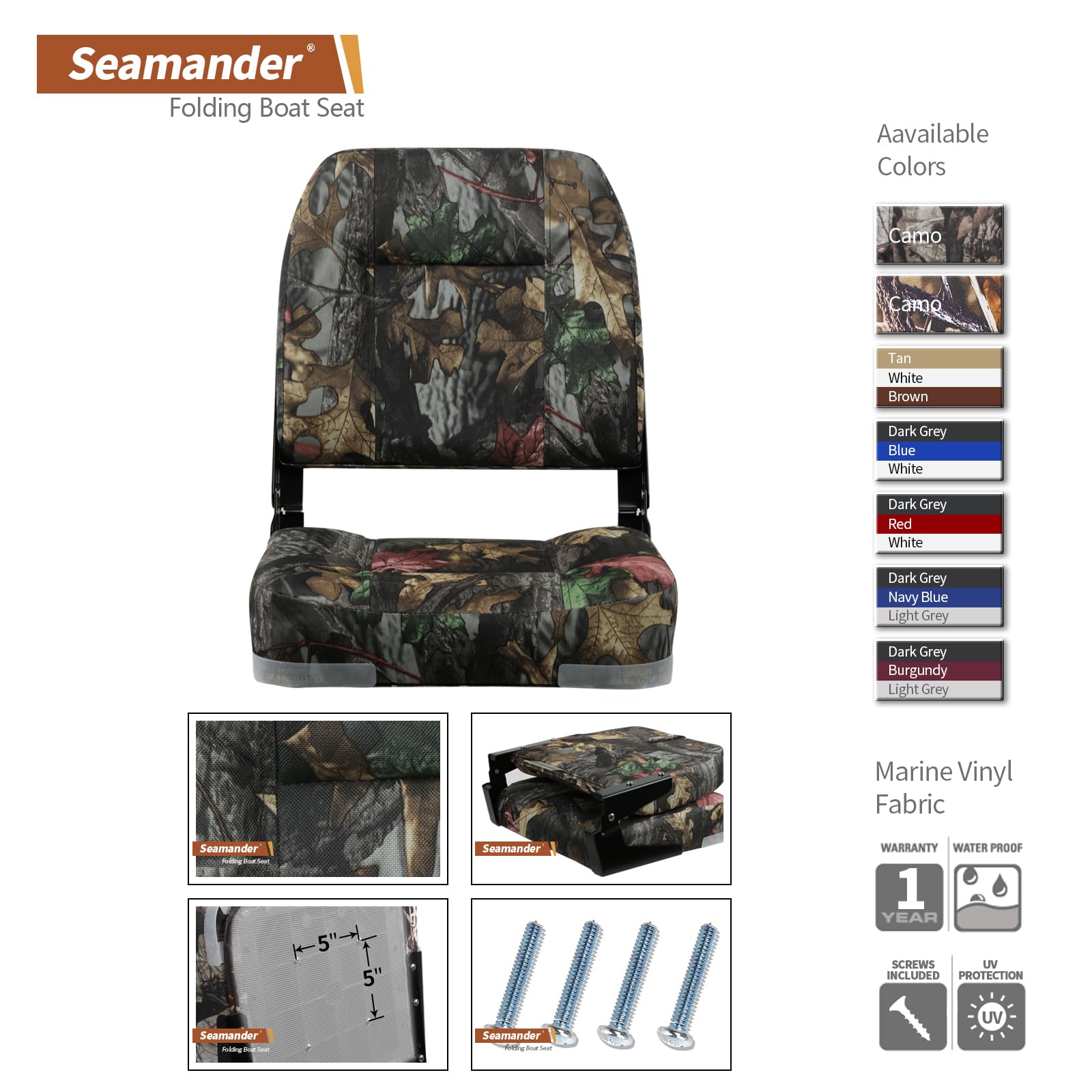 Seamander close-up of 4.3-inch foam indicating durable all-day support
