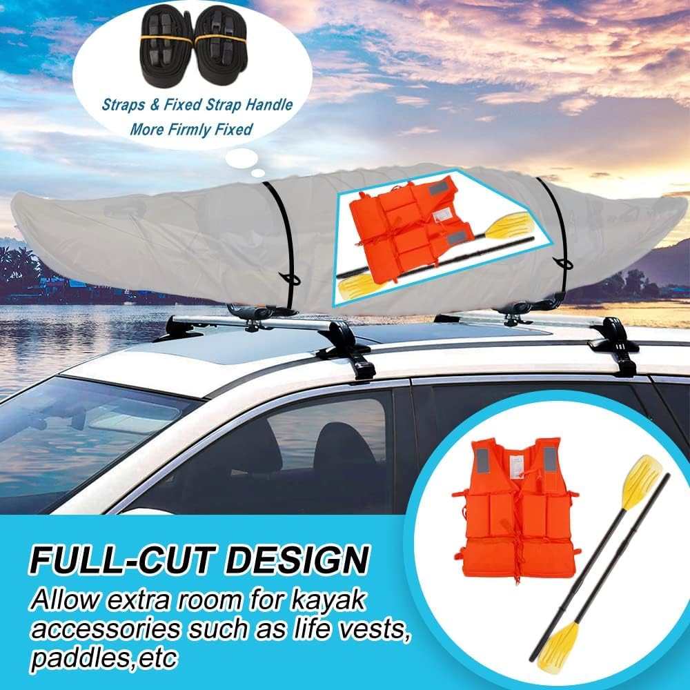 Seapisode cover storing paddles and gear for organized, protected storage