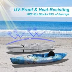 Seapisode cover secured on trailer showing stable transport and strap security