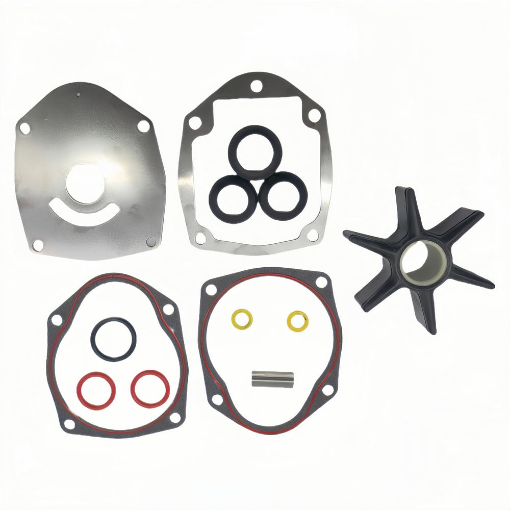 SeaSierra faceplate and gaskets laid out to show included sealing components
