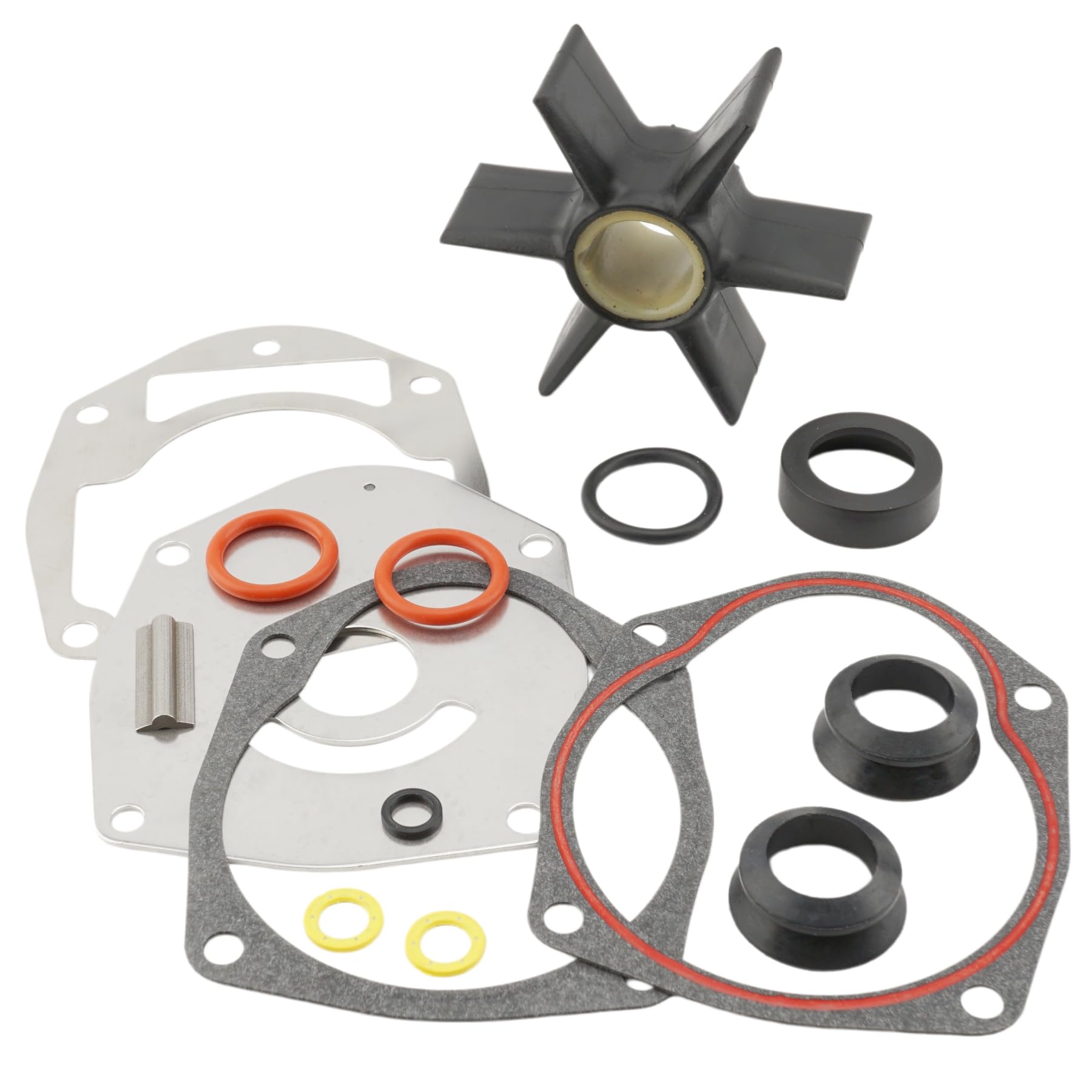 SeaSierra front kit layout showing all components for easy identification and quick service