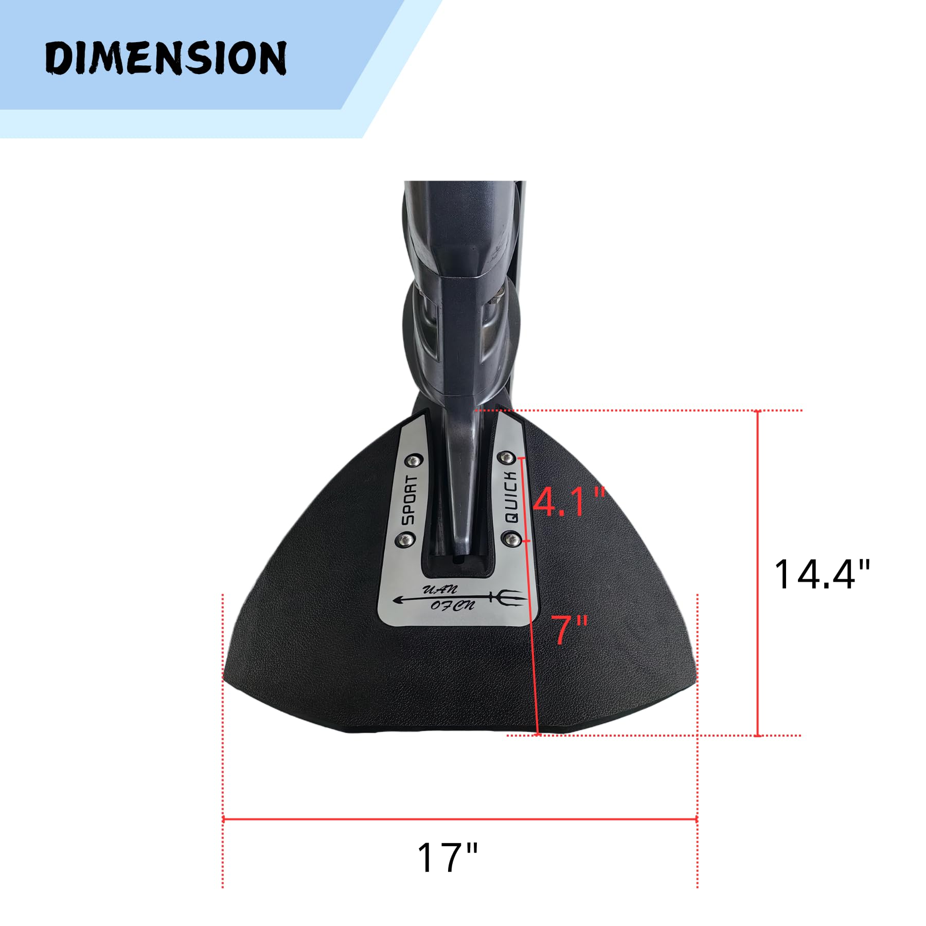 SeaSierra included stainless hardware and 6.5mm drill bit for simple fitting