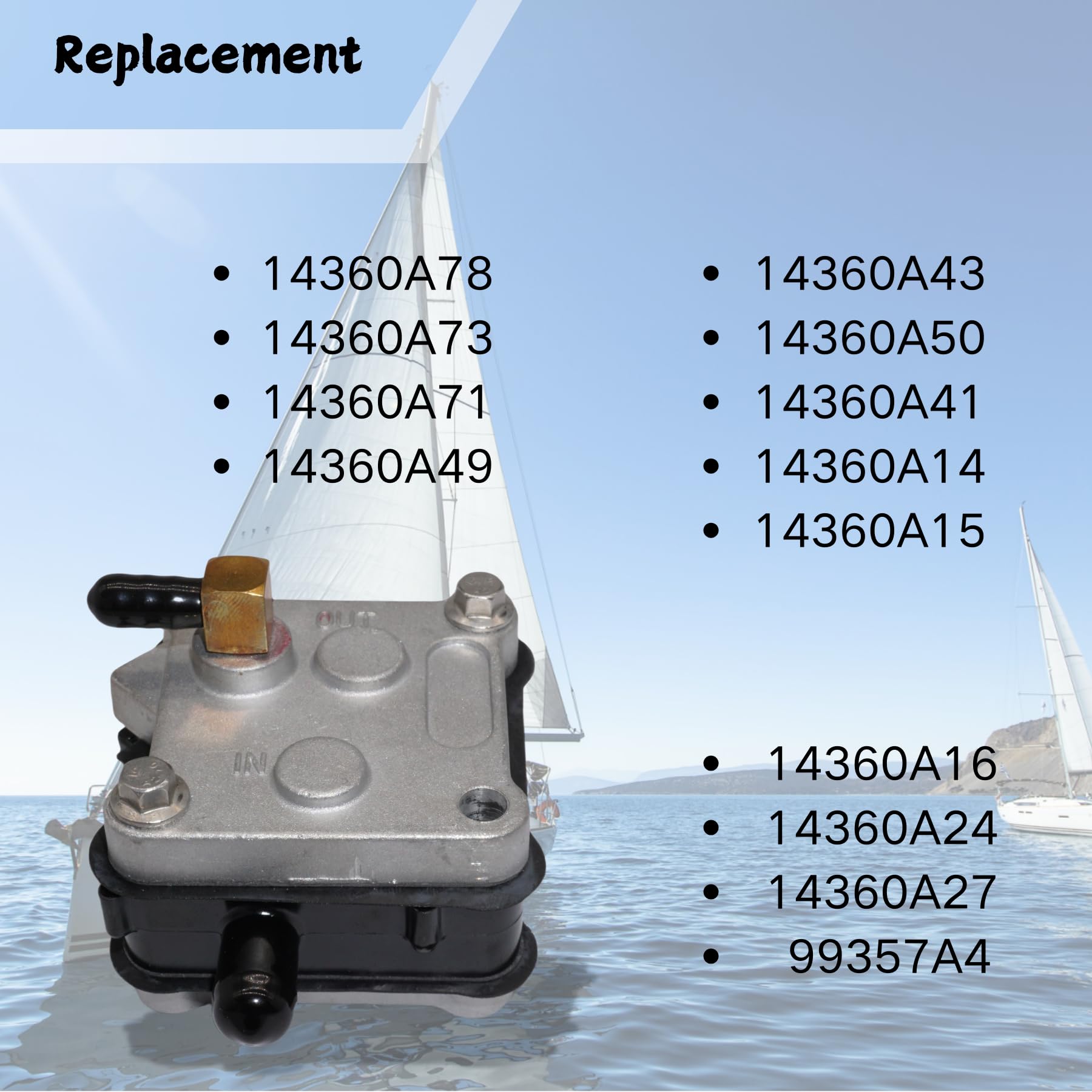 SeaSierra pump installed in Mercury outboard demonstrating restored fuel delivery
