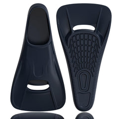 Seatheway front view of fins showing compact short blade and closed heel fit for speed