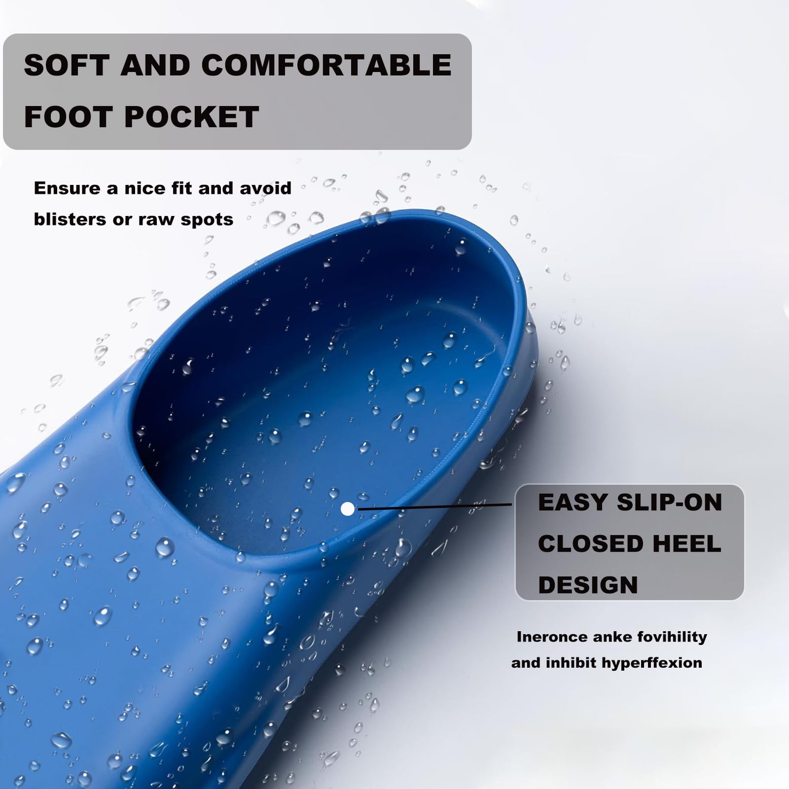 Seatheway sole texture showing non-slip grip for safer pool use