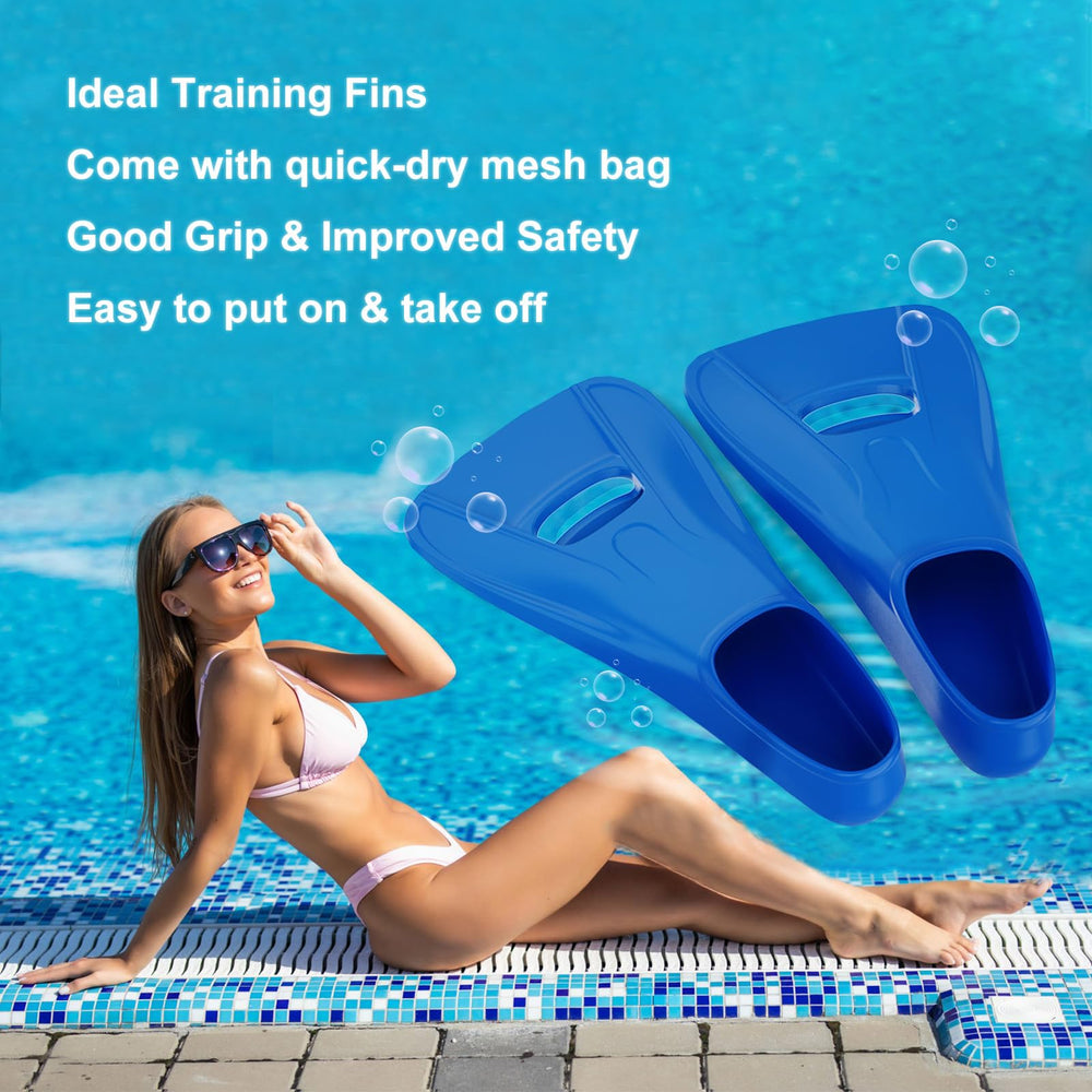 Seatheway fins in use during lap swim boosting kick tempo and power