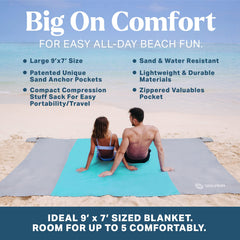 Seaview 180 folded and packed compactly for easy travel
