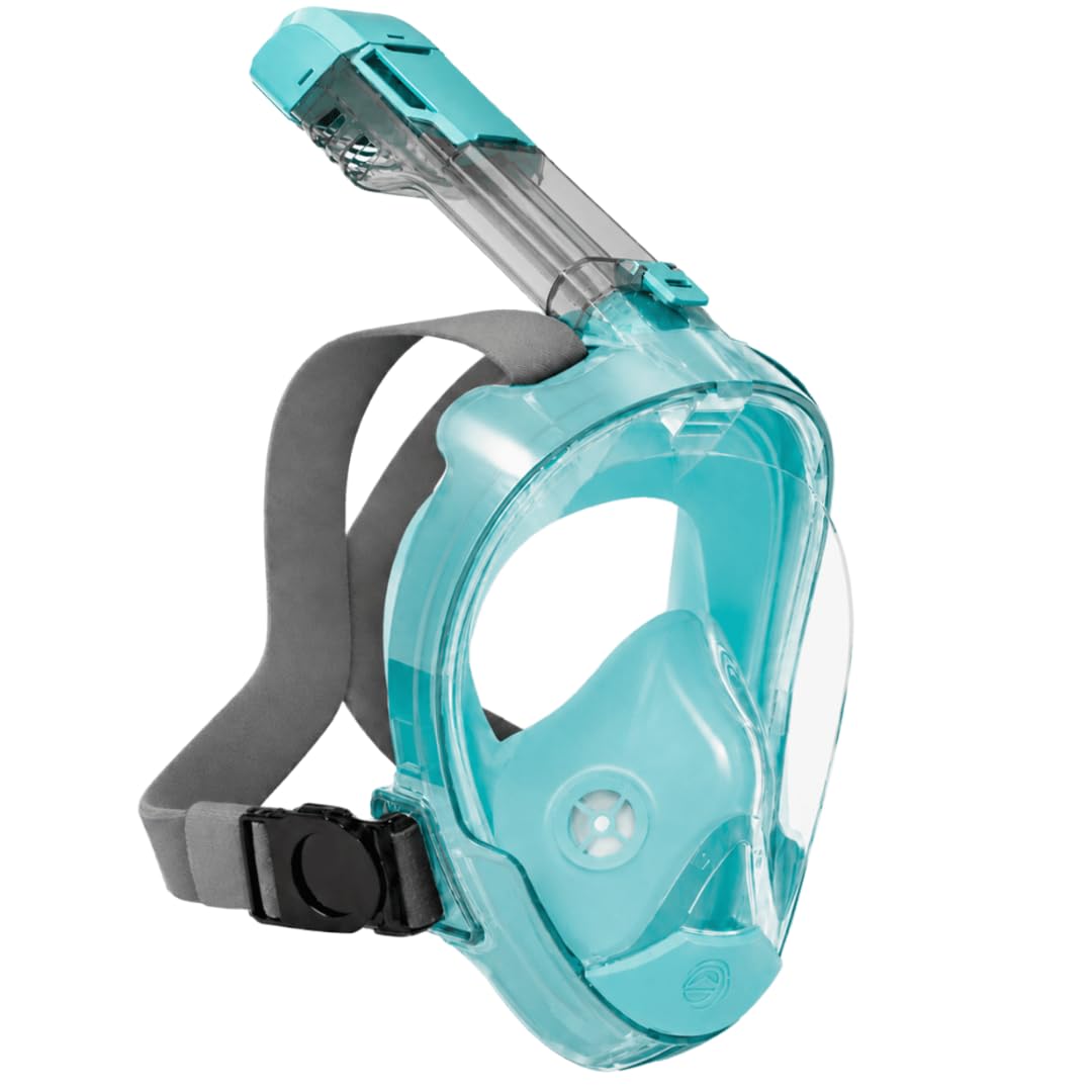 Seaview 180 front view showing full-face mask and wide lens benefit clear vision