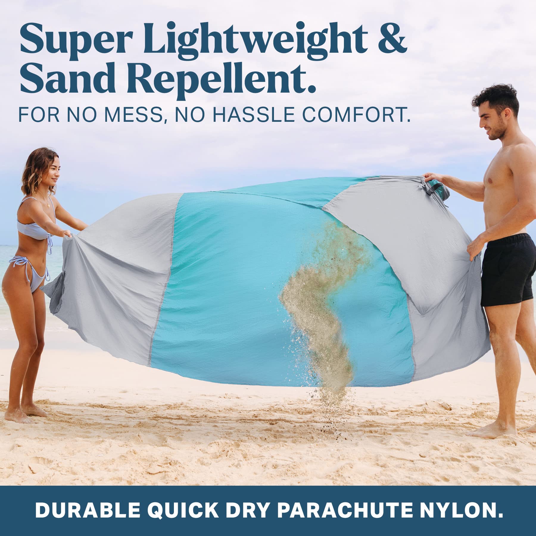 Seaview 180 water beading on surface for quick-dry benefit