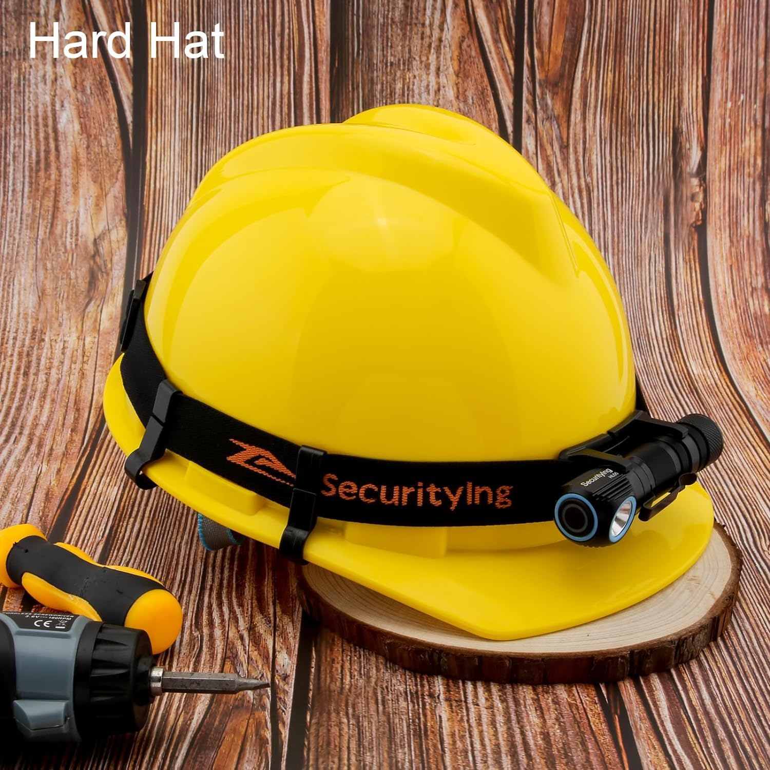 SecurityIng side profile as right-angle flashlight demonstrating ergonomic grip and directional lighting benefit