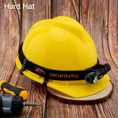 SecurityIng side profile as right-angle flashlight demonstrating ergonomic grip and directional lighting benefit