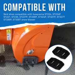 SeDeplacer skid shoe side profile illustrating robust shape and clearance benefit