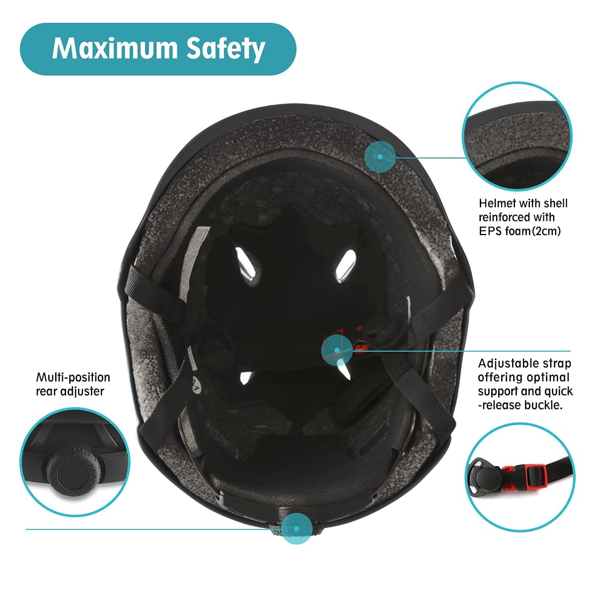 Seed Alarm helmet worn by skater demonstrating fit and stability