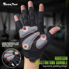 Seektop detail of extended thumb design offering extra joint protection