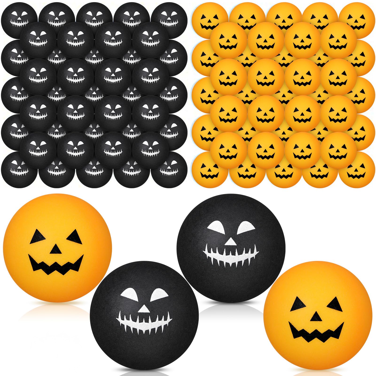 Seenelling front packaging showing 200 Halloween balls for easy party supply