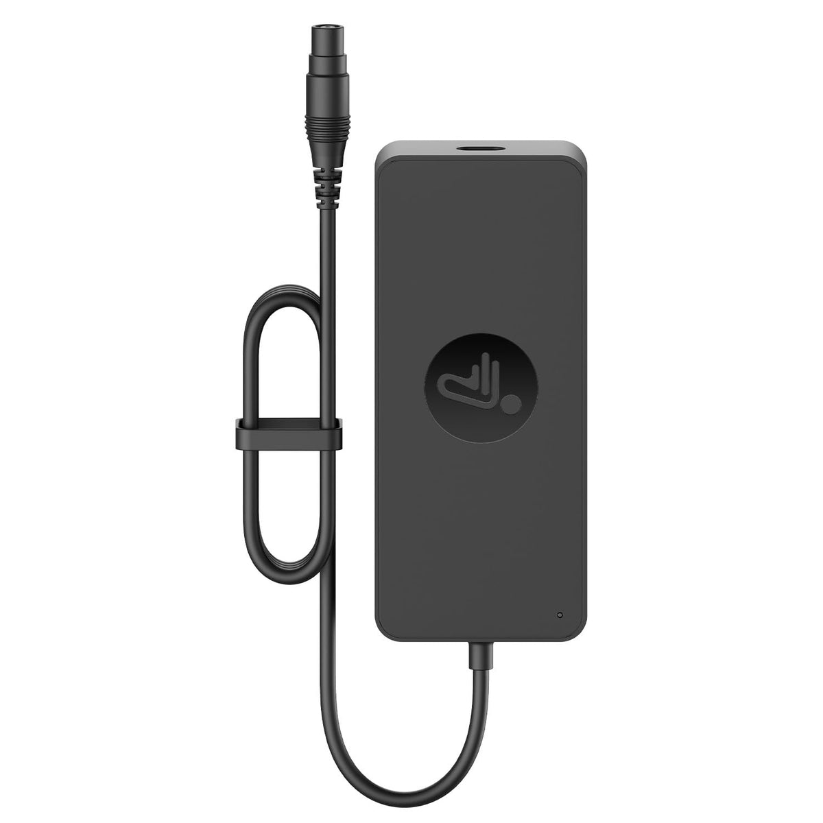 Segway Flash Charger front view showing compact design and brand, fast reliable charging