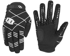 Seibertron front view of black B-A-R PRO 2.0 gloves showing sleek fit and style benefit