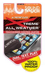Seirus Xtreme cuff close-up showing 4-way stretch for snug wrist seal
