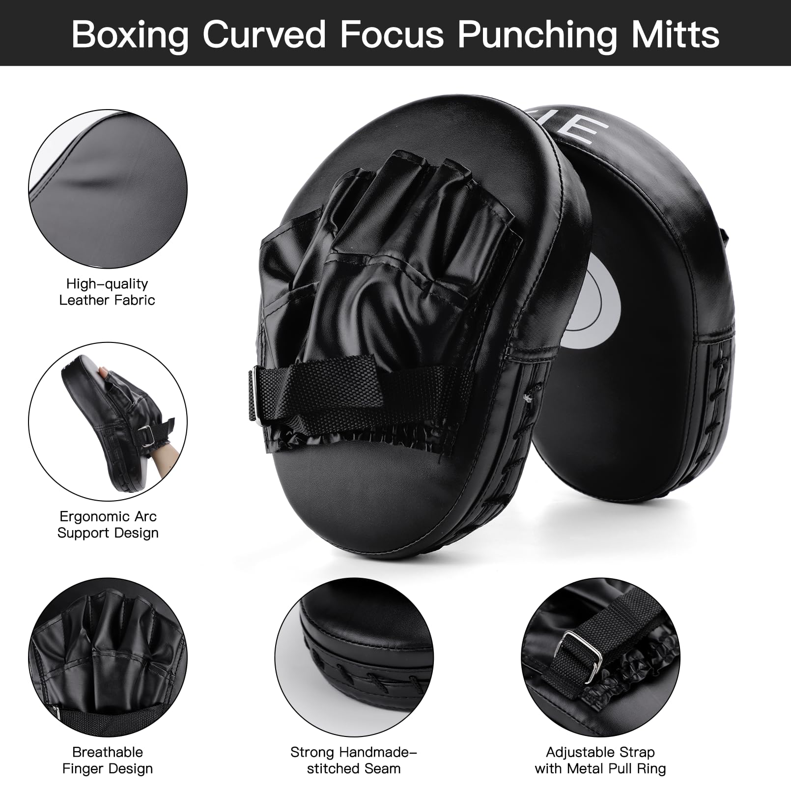 SEISSO curved focus mitt profile showing ergonomic hand fit for accuracy