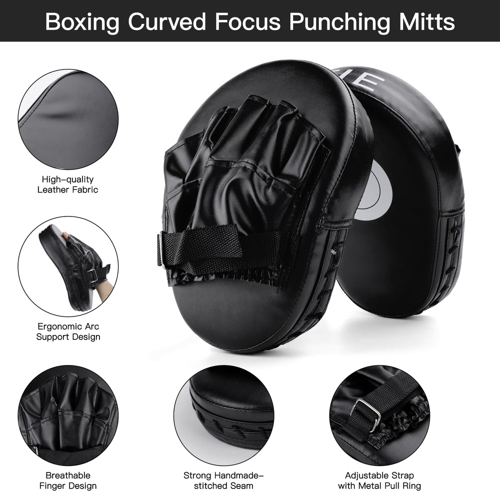 SEISSO curved focus mitt profile showing ergonomic hand fit for accuracy
