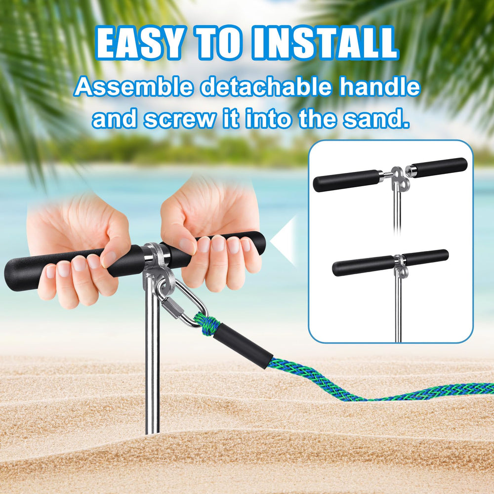 SELEWARE anchor used with a kayak illustrating reliable shore anchoring