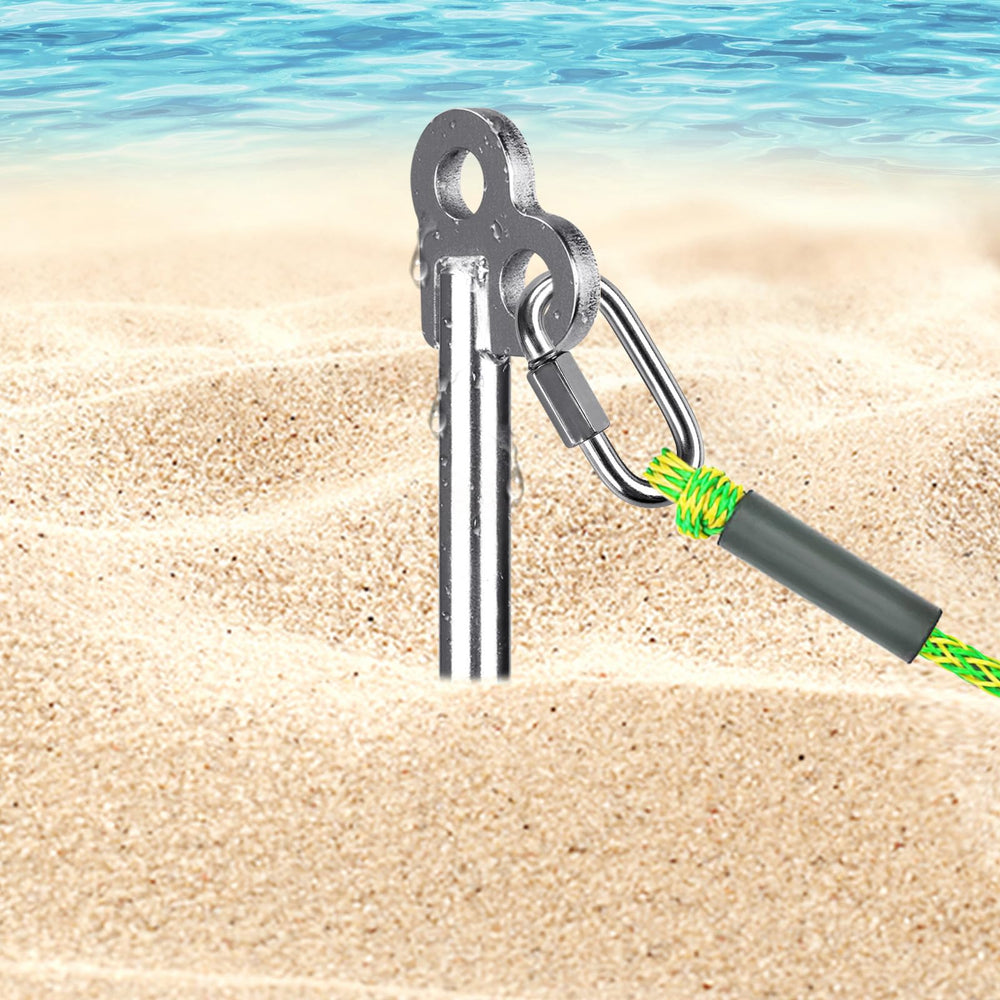 SELEWARE anchor beside hand and tape measure showing 26 inch scale