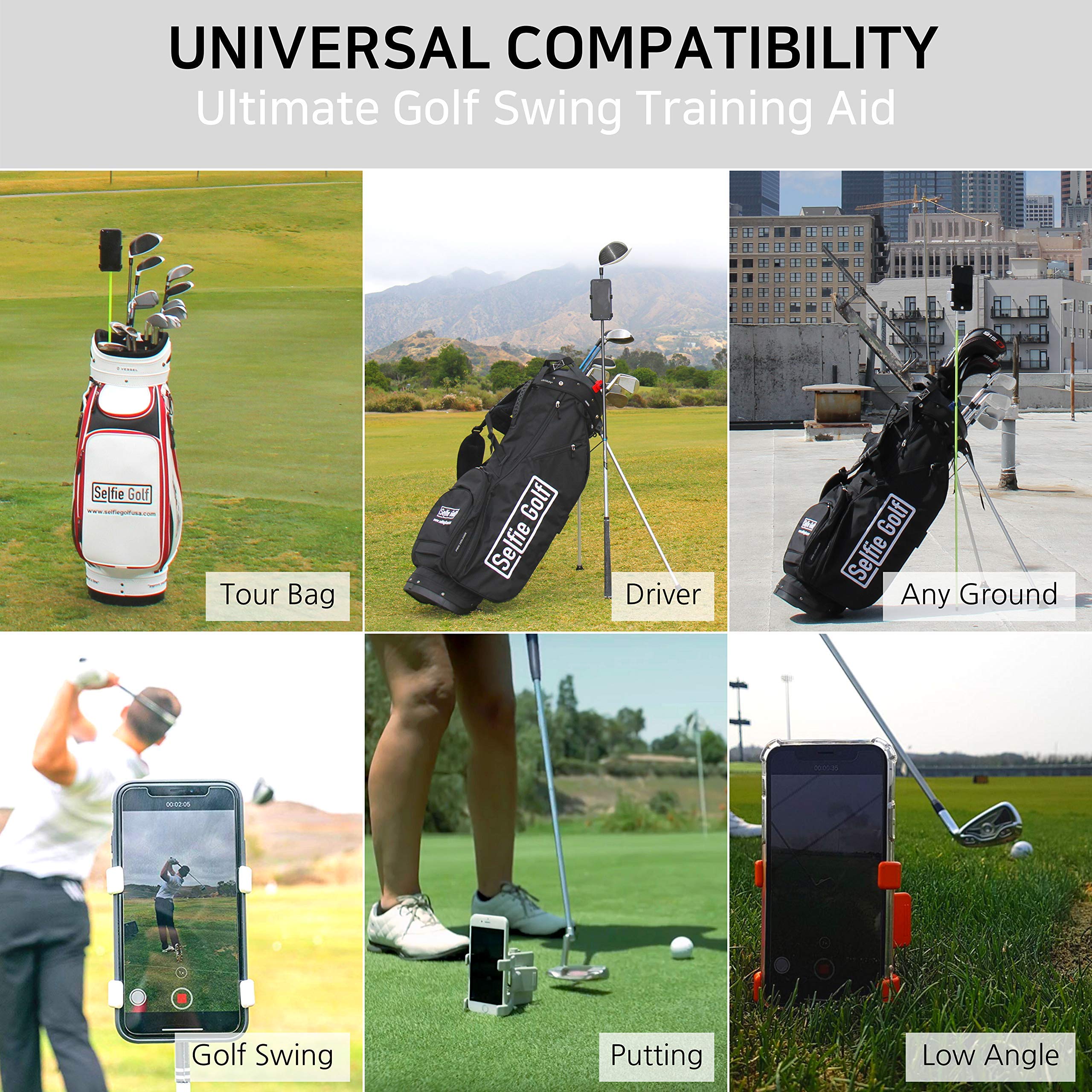 Selfie Golf package with warranty card illustrating included guarantee benefit