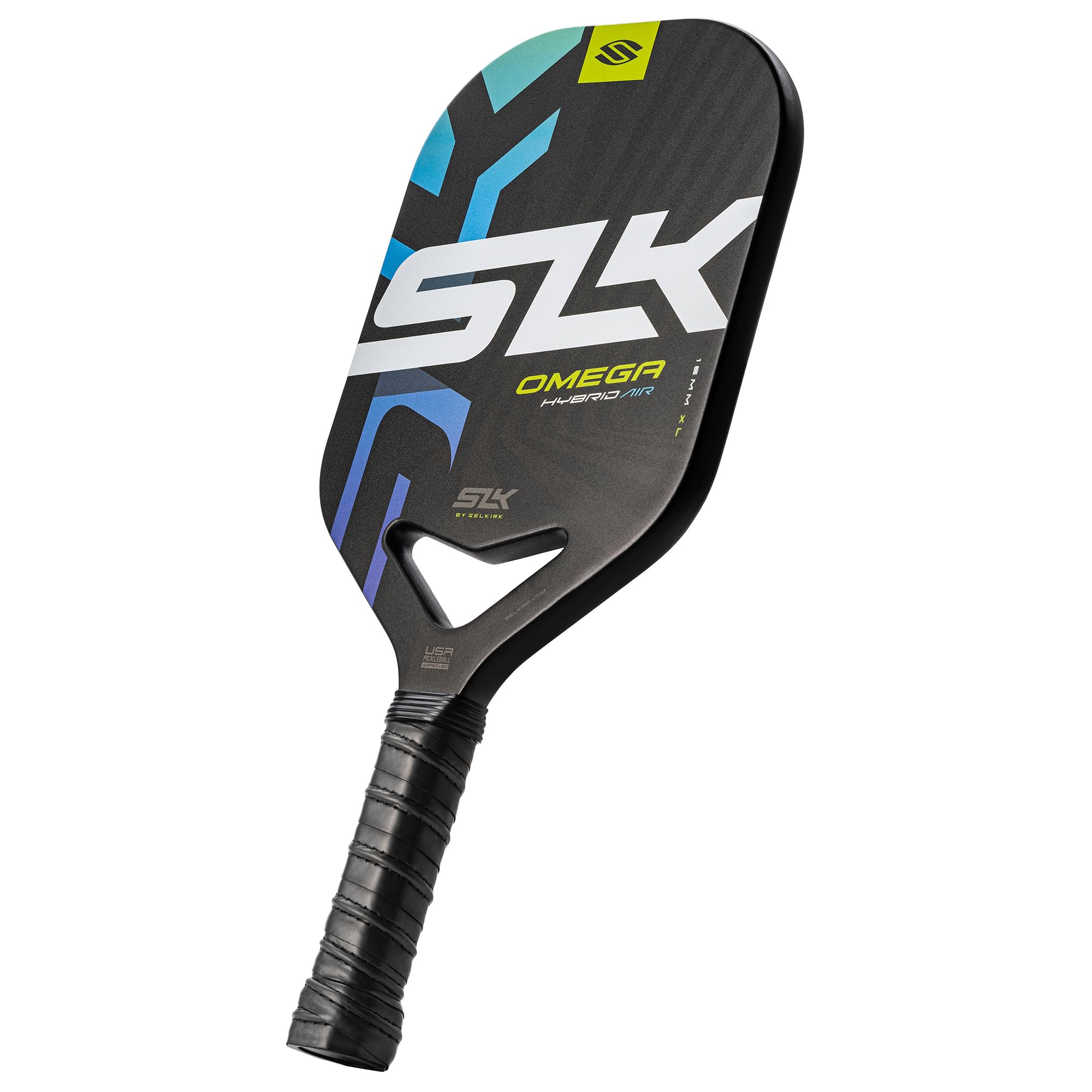 Selkirk Sport Omega Hybrid Air front view showing design and tournament-ready look
