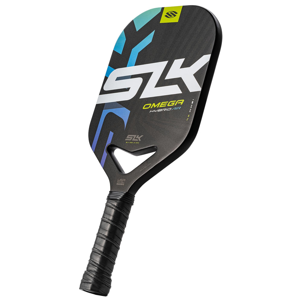 Selkirk Sport Omega Hybrid Air front view showing design and tournament-ready look