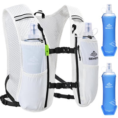 SEMSTY front view of vest showing pockets and snug fit for organized carry