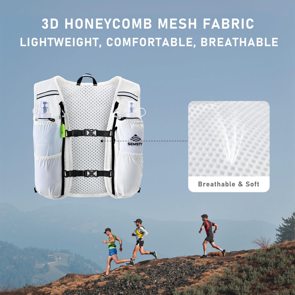 SEMSTY side profile showing adjustable shoulder and chest straps for stability