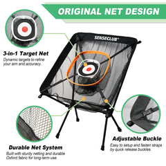 SENSECLUB center bullseye target close-up for precise aiming and scoring