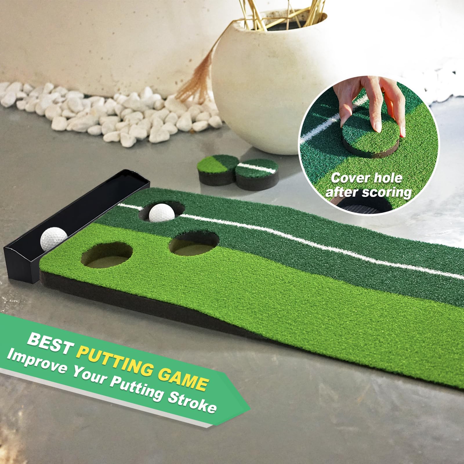 SENSECLUB mat used in an office setting to practice during breaks