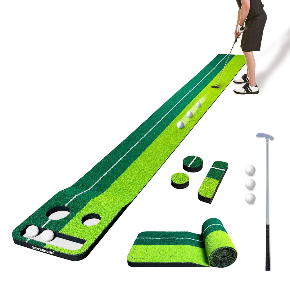 SENSECLUB full mat view showing true-roll surface and cup for home practice benefit