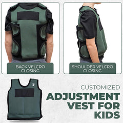 SENSORY4U back mesh panel providing airflow and cooler extended wear