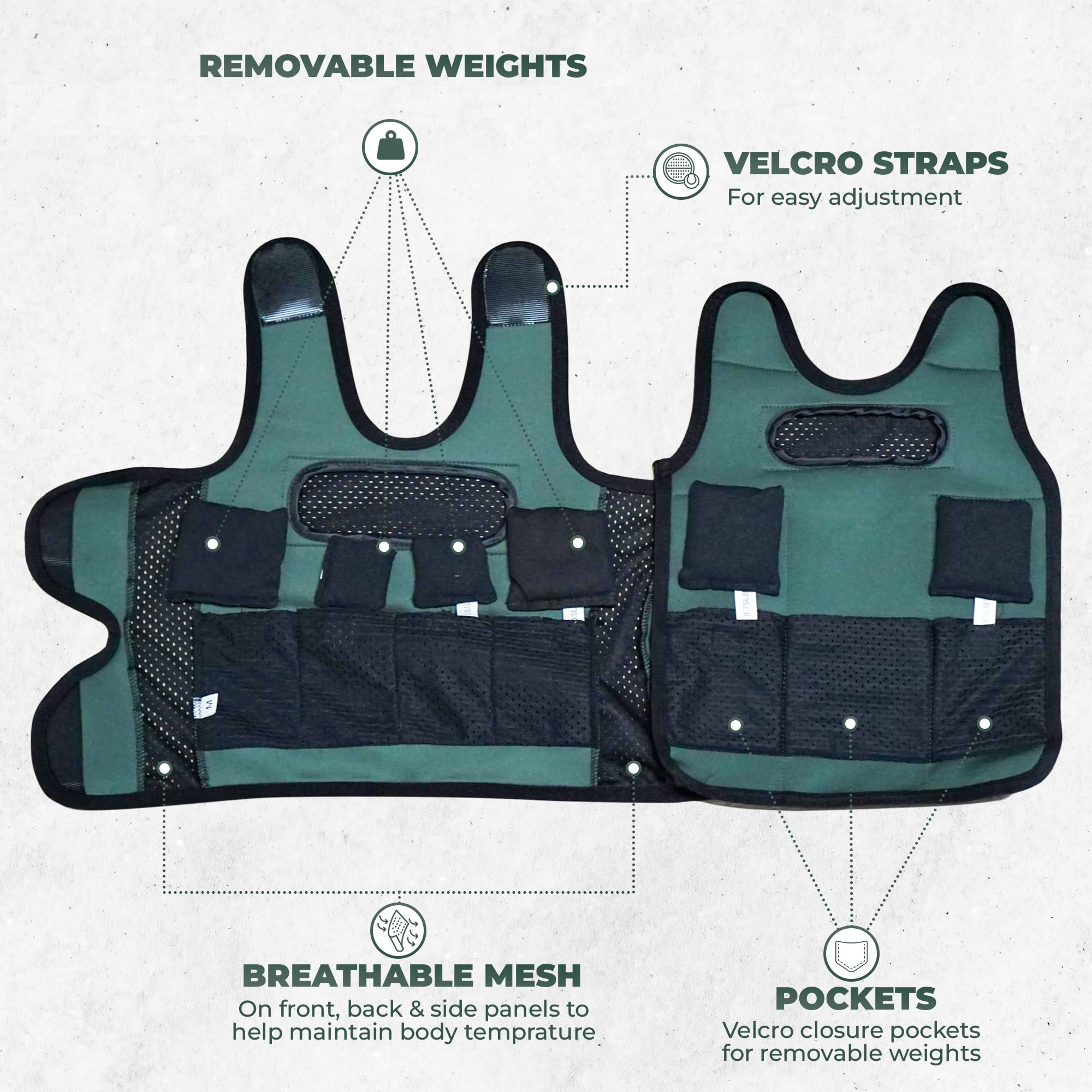 SENSORY4U vest beside a ruler showing extra large size and coverage