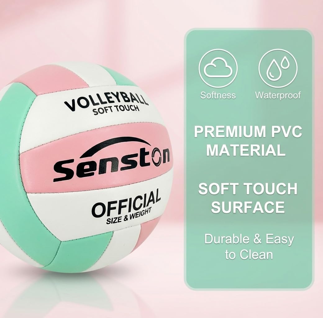 Senston close-up of 18-panel microfiber texture for improved grip and control