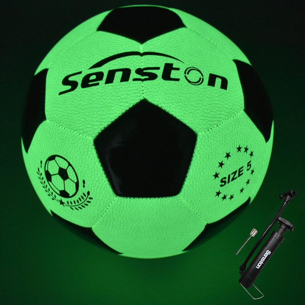 Senston ball front view showing panel design and bright visual appeal