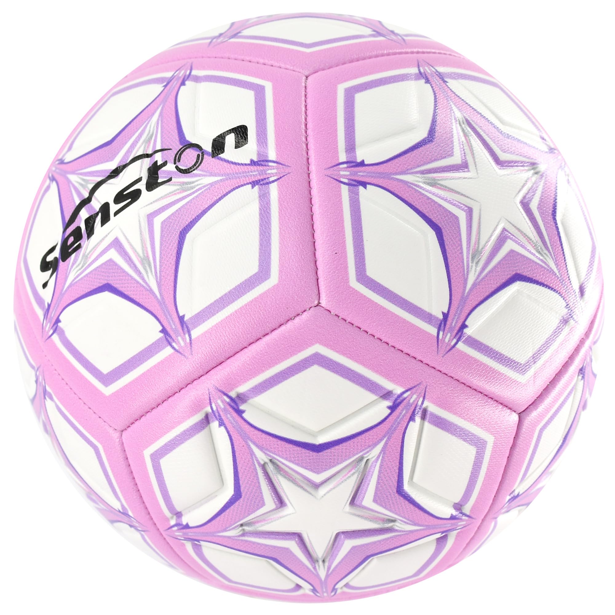 Senston logo and panel detail showing vibrant, high-visibility colors