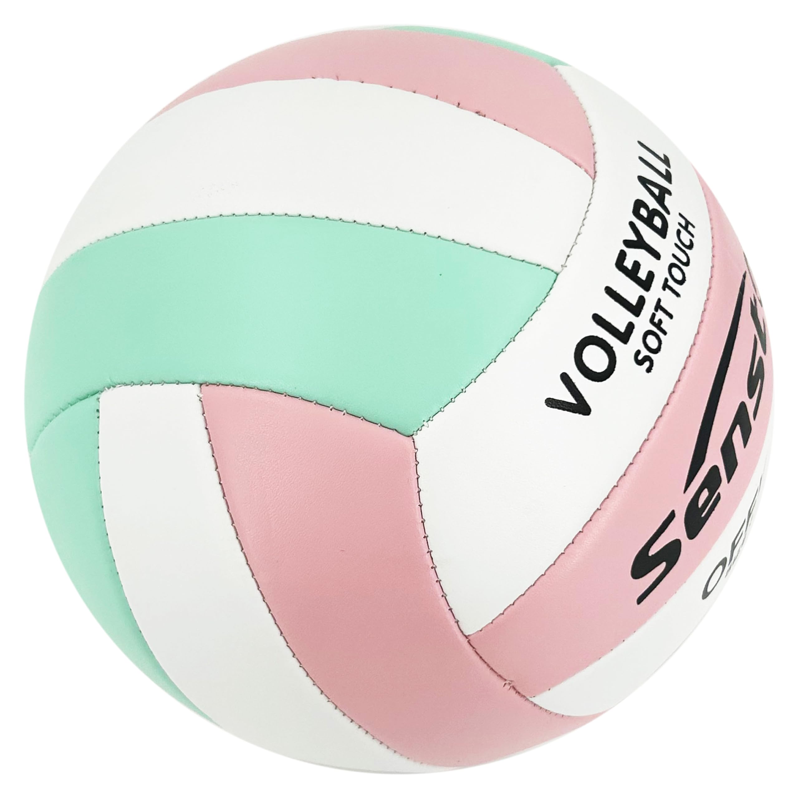 Senston ball next to hand showing size 5 scale and comfortable handling
