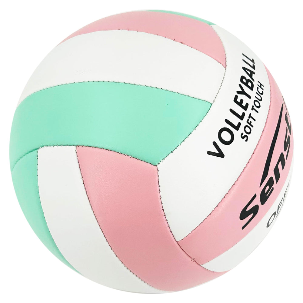 Senston ball next to hand showing size 5 scale and comfortable handling