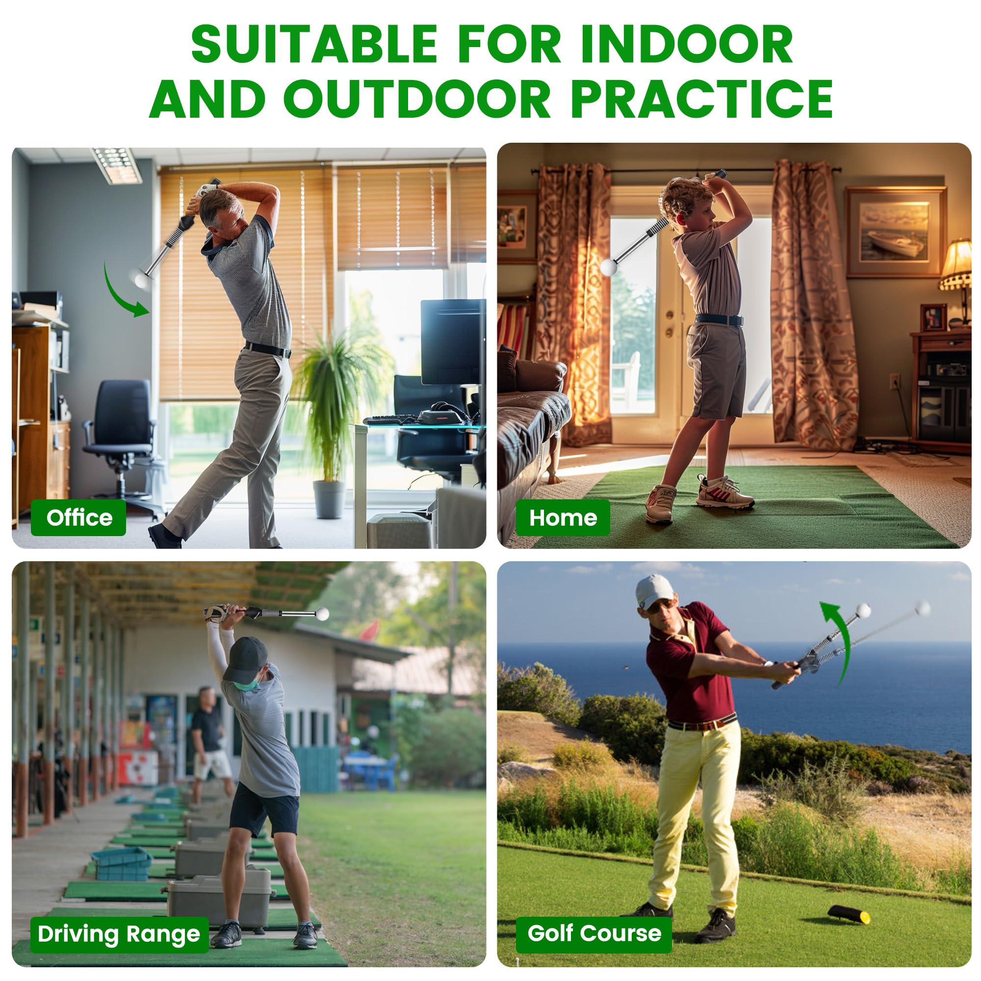 Seticek used on course during pre-round routine to build muscle memory and focus benefit